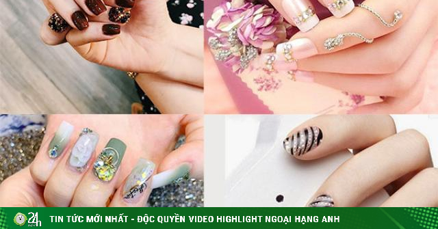 30 mẫu nail đẹp, xinh cho móng tay nữ thêm đáng yêu hot nhất 2021