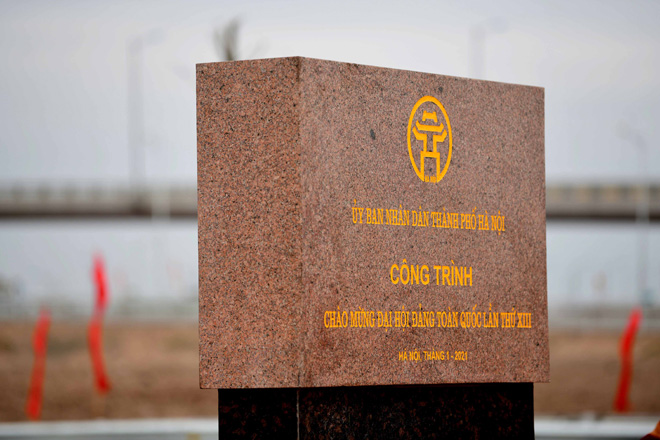 Toàn cảnh nút giao 400 tỉ vành đai 3 với cao tốc Hà Nội - Hải Phòng trước ngày thông xe - 3