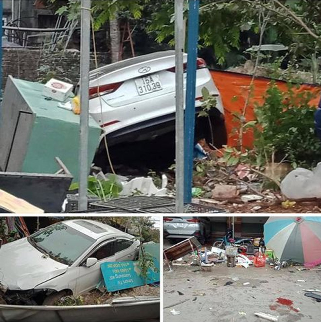 Clip ớn lạnh cảnh ô tô lao như tên bắn vào chợ, nhiều người bị thương - 3