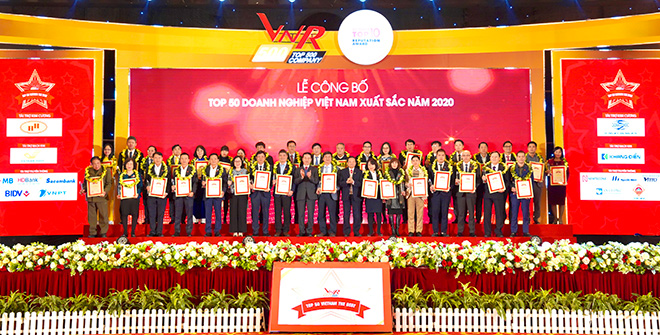 Vinh danh Top 50 doanh nghiệp Việt Nam xuất sắc năm 2020 - 1