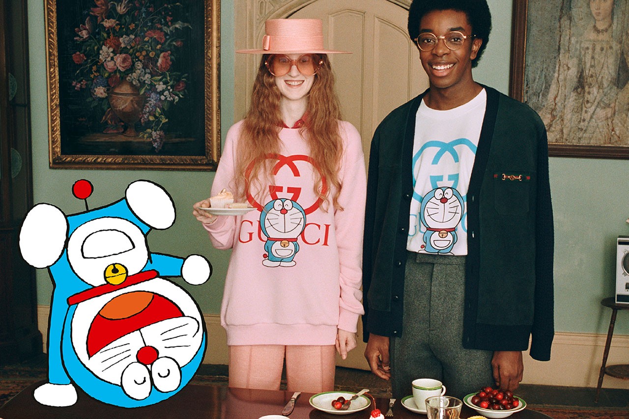 Đến lượt mèo máy Doraemon bước vào thế giới thời trang cùng Gucci - 1