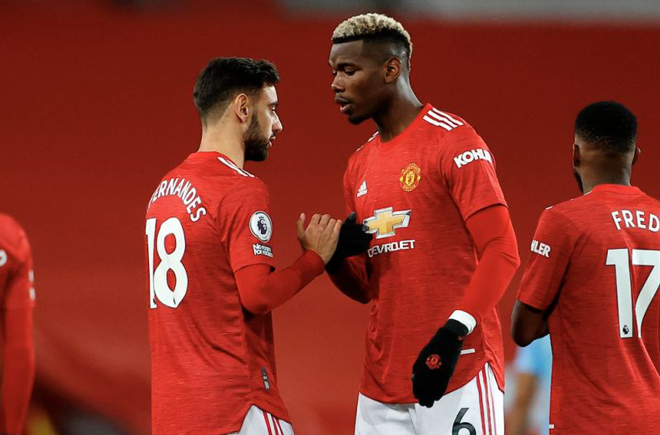 Paul Pogba "phiên bản tốt nhất": Fernandes nhẹ gánh, fan MU vui mừng - 1