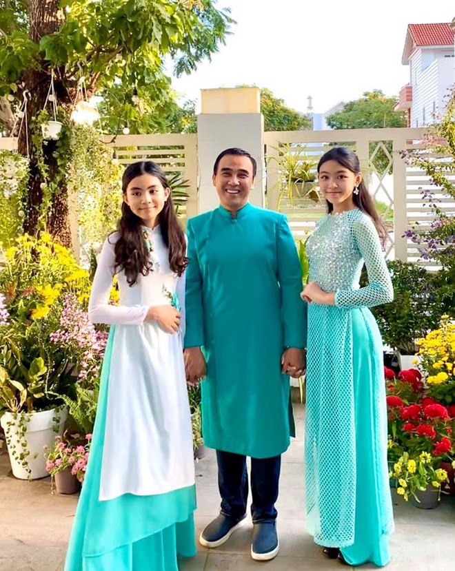 Con gái Quyền Linh xuất hiện bên bố gây xôn xao vì quá xinh, chiều cao 1m7 như hoa hậu - 5