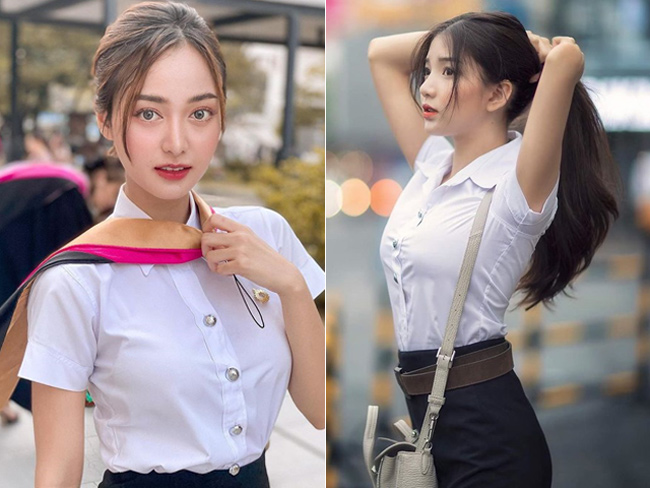 Rời Đồng Phục Học Sinh, Hot Girl Thái Lan Gợi Cảm Vạn Người Mê