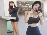 4 cô giáo Hàn, Trung sáng đi dạy, chiều " xây " đường cong bằng môn thể thao quý tộc