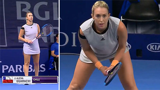 Kiều nữ tennis diện trang phục lạ thi đấu: Khởi đầu vất vả năm 2021 - 1