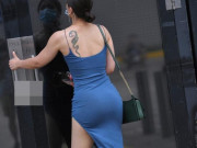 Người đẹp mặc váy  " Quỳnh Búp Bê "  chỉ quay lưng cũng phô trọn thân hình quả bom di động