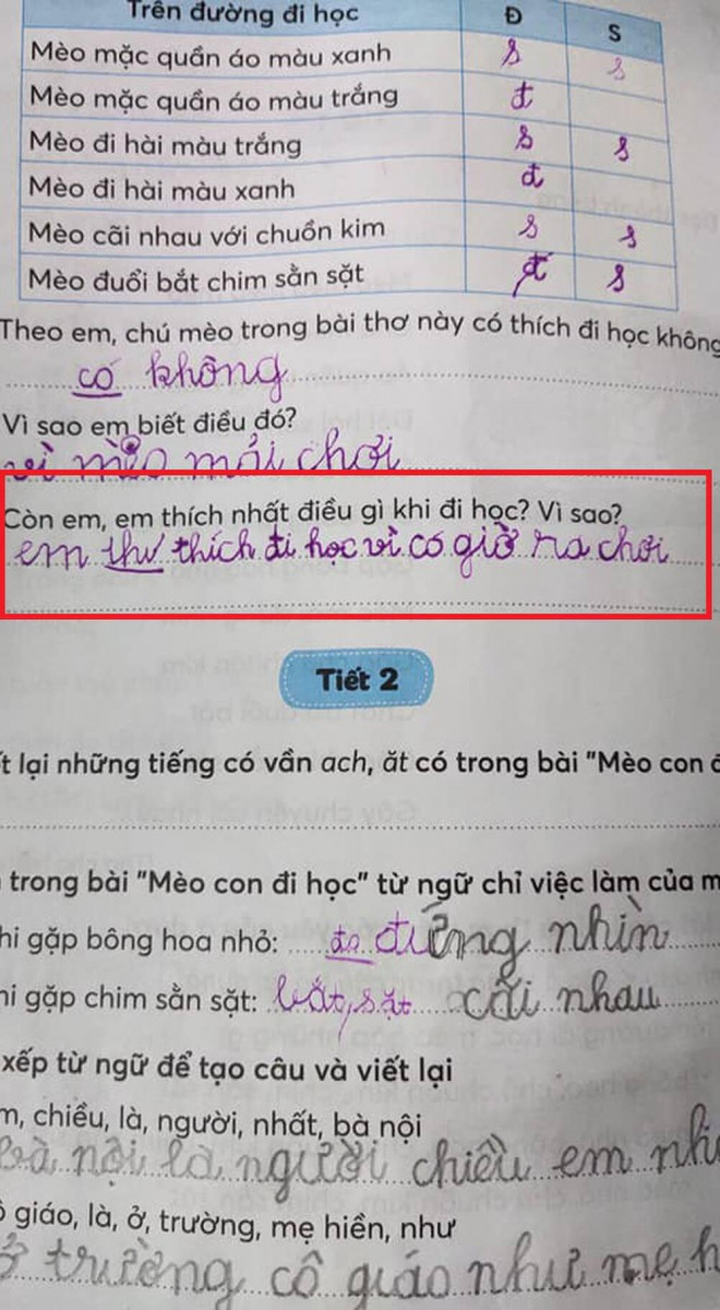 Nhận được câu hỏi "vô tủ", cậu học trò hồn nhiên bày tỏ "nỗi lòng" khiến cô giáo "ngã ngửa" - 1