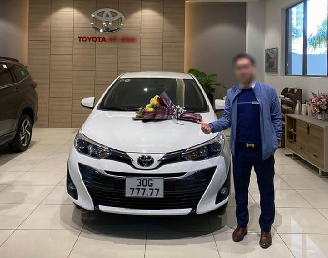 Xe quốc dân Vios biển ngũ quý tăng giá gấp 3 lần bình thường - 1