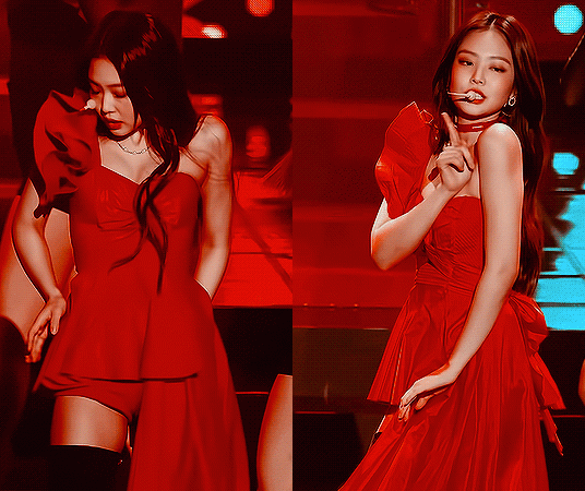 Váy đỏ Jennie BlackPink Solo sang chảnh Ảnh thật cuối  Shopee Việt Nam