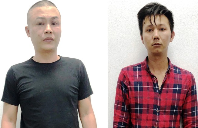 2 thanh niên tông xe máy vào công an để thoát thân - 1