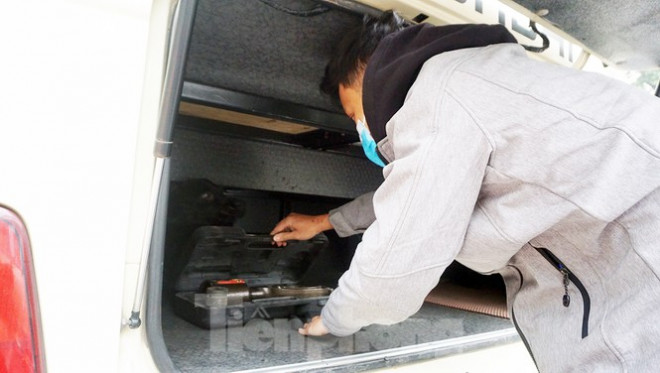 Cảnh khuyển tham gia rà soát xe phục vụ Đại hội XIII - 9