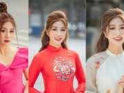 Nữ tiếp viên hàng không lọt Top 10 HHVN 2020 khoe nhan sắc rạng rỡ với áo dài Tết