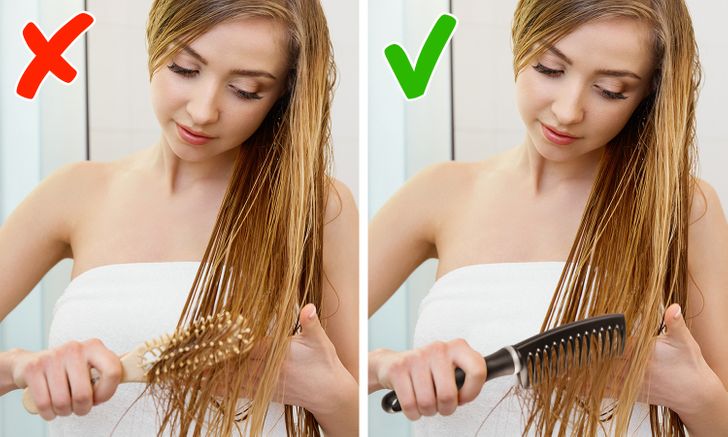 7 sai lầm kinh điển khi chải khiến tóc mãi xấu, làm sao để sửa? - 5