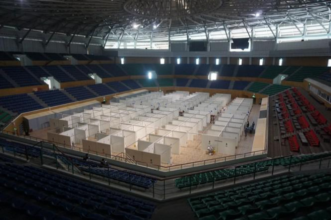 Tháo dỡ Bệnh viện dã chiến Tiên Sơn để chuyển ra Hải Dương - 3