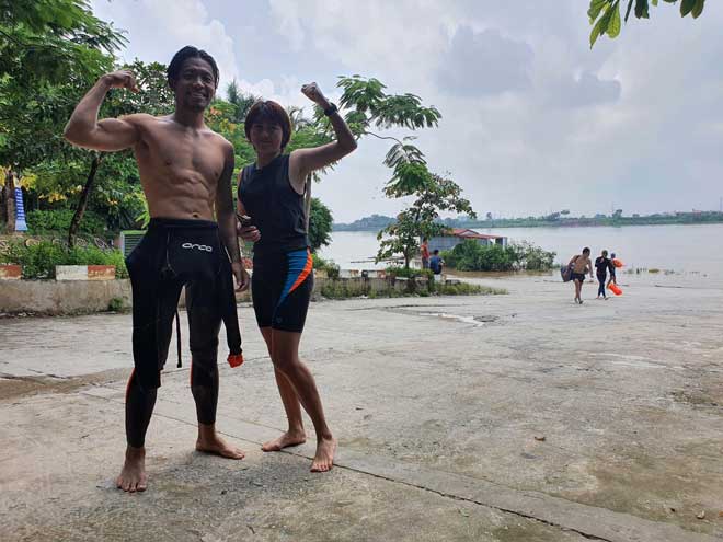 "Người cá" tiết lộ bí quyết bơi từ Hà Nội tới biển Thái Bình và kế hoạch vượt biển từ Bắc tới Nam - 8