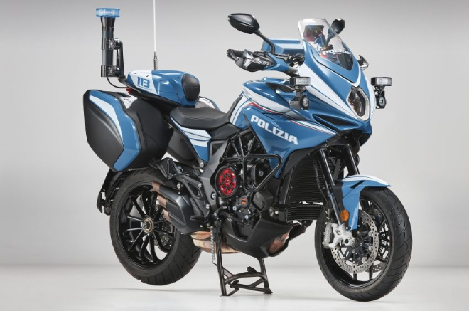 MV Agusta ra môtô cảnh sát, vận tốc nhanh chóng mặt 230 km/h - 1