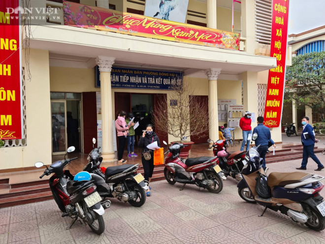 Hải Phòng: Người dân nháo nhào đi xin giấy xác nhận ra ngoài thành phố về quê ăn tết - 5