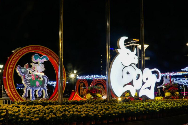 Đà Nẵng lung linh về đêm trước thềm năm mới - 6