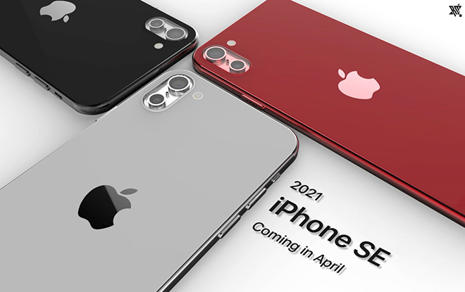 iPhone SE 2021 bóng bẩy, camera kép tuyệt đẹp - 1