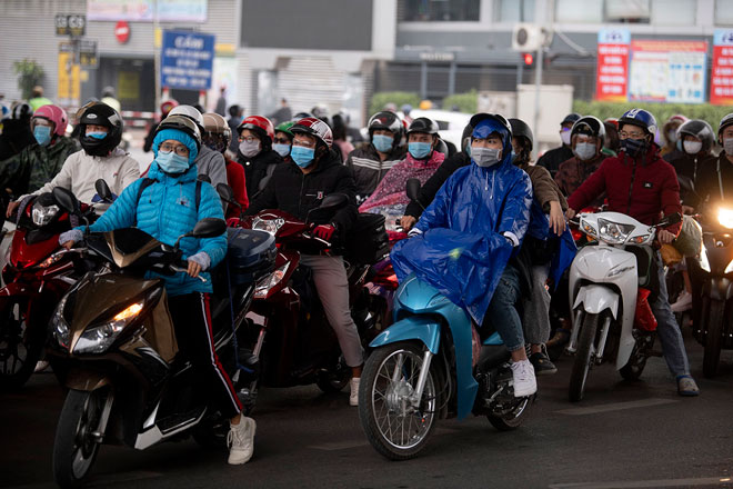 Ngỡ ngàng giao thông Hà Nội sau kỳ nghỉ Tết Nguyên đán - 15