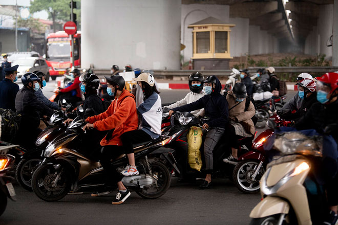 Ngỡ ngàng giao thông Hà Nội sau kỳ nghỉ Tết Nguyên đán - 16