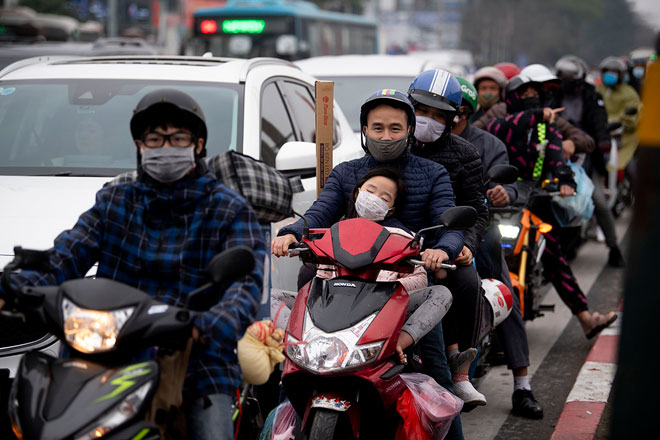 Ngỡ ngàng giao thông Hà Nội sau kỳ nghỉ Tết Nguyên đán - 18