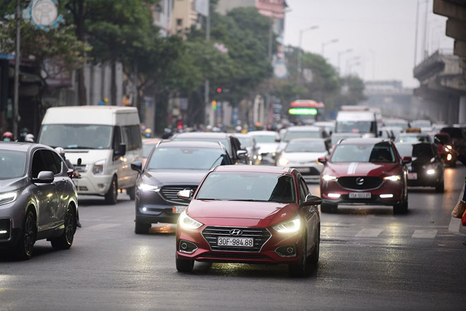 Ngỡ ngàng giao thông Hà Nội sau kỳ nghỉ Tết Nguyên đán - 5