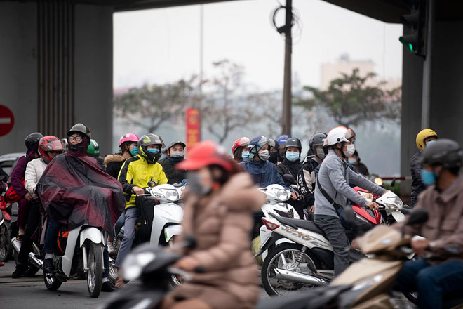 Ngỡ ngàng giao thông Hà Nội sau kỳ nghỉ Tết Nguyên đán - 12