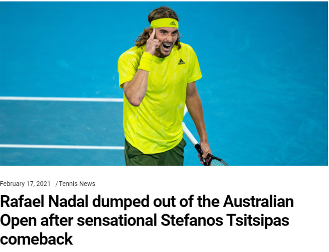 Nadal lost pain in the quarterfinals of the Australian Open: The press was shocked by the statistics & # 34; disaster & # 34;  - 3