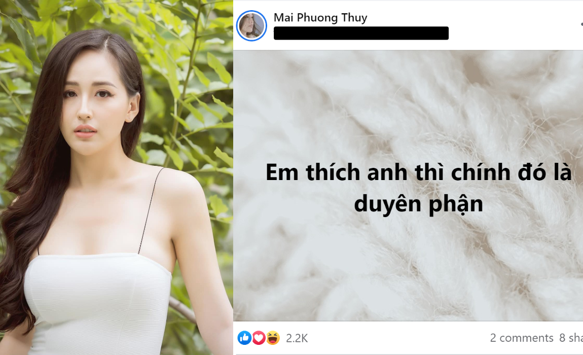 Mai Phương Thúy công khai tỏ tình, tự nhận là có duyên với một chàng trai - 1