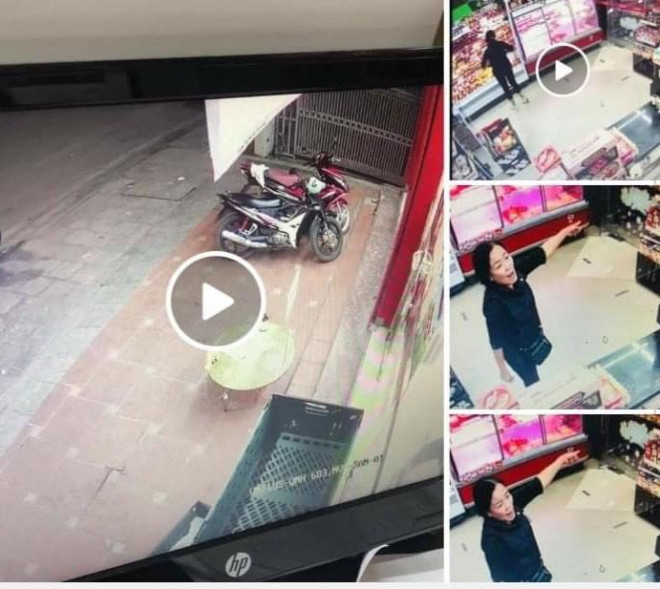 Người phụ nữ không đeo khẩu trang, ném đồ dùng sát khuẩn trong cửa hàng Vinmart+ - 1