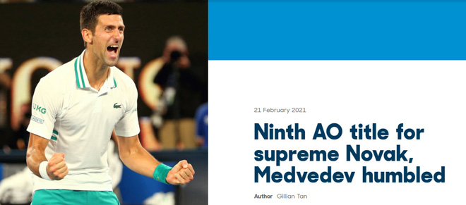 &#34;Nhà vua&#34; Djokovic thống trị Australian Open: Báo chí khen &#34;bất khả chiến bại&#34; - 1