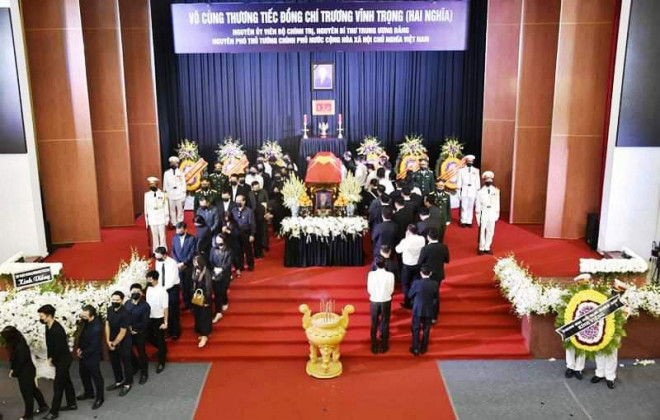Xúc động tiễn đưa nguyên Phó Thủ tướng Trương Vĩnh Trọng - 2