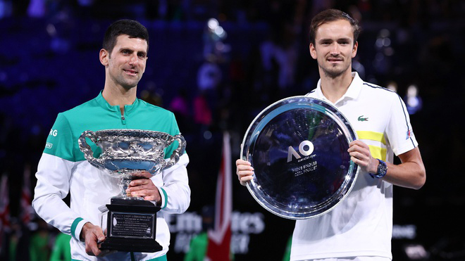Bảng xếp hạng tennis 22/2: Medvedev lập kỳ tích, Djokovic sắp hạ Federer - 1