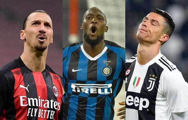 Đua Vua phá lưới Serie A: Lukaku vượt 2 &#34;ông già&#34; Ronaldo và Ibrahimovic - 1