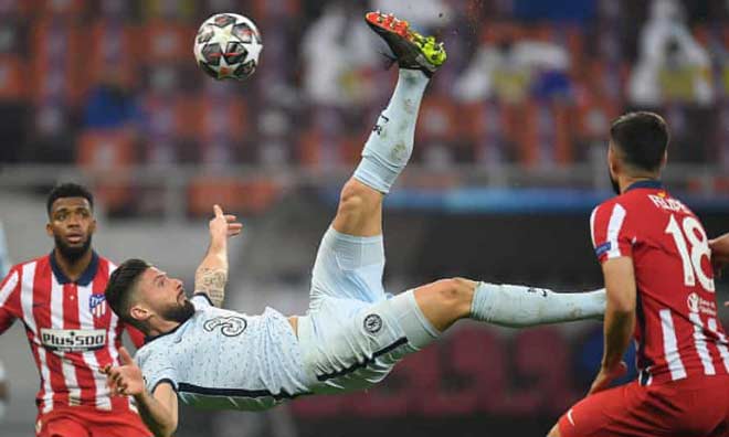 Chelsea thắng Atletico Madrid Cúp C1: Giroud lập kỷ lục như huyền thoại MU - 1