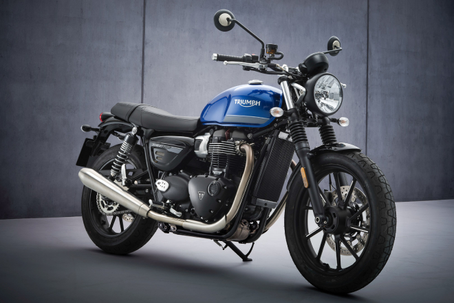Ngắm tuyệt phẩm xế nổ cổ điển 2022 Triump Street Twin - 1