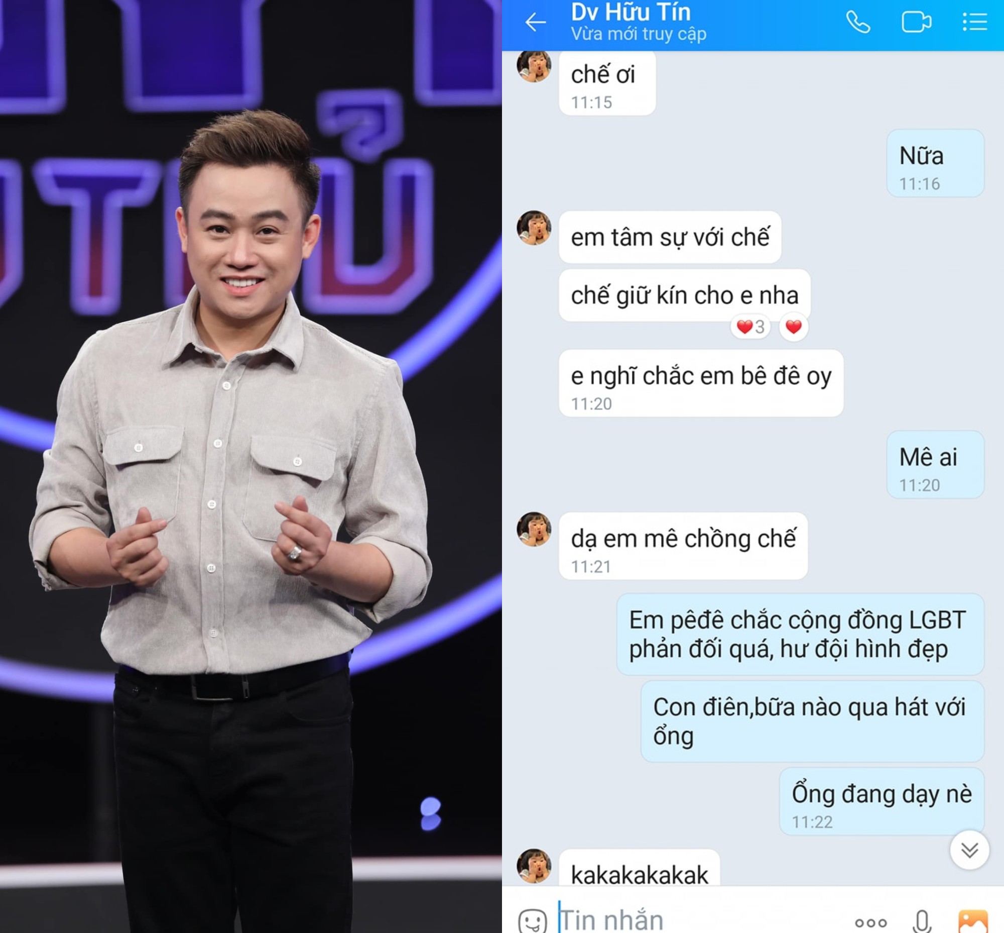 Ông xã Việt Hương bị “trà xanh” nhòm ngó, công khai nhắn tin bày tỏ tình cảm - 1