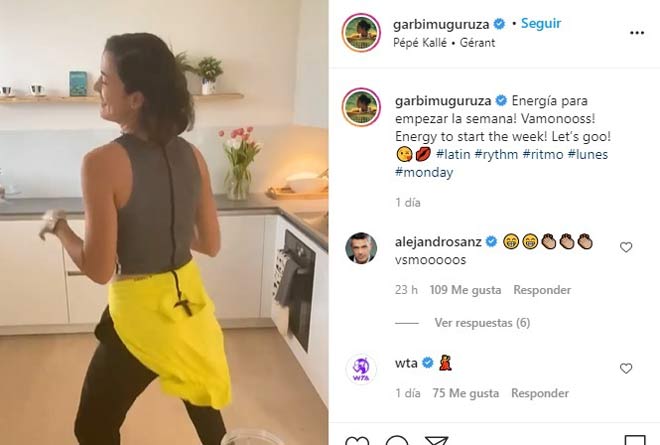 Kiều nữ tennis Muguruza hóa vũ nữ "bốc lửa", Bouchard báo tin vui - 1