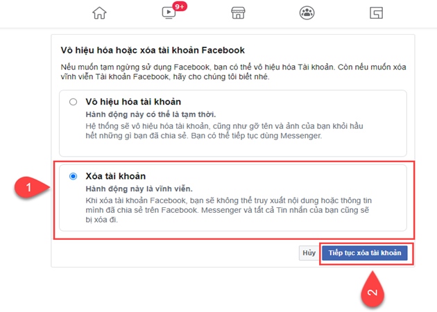 How to permanently delete a Facebook account and how to temporarily disable it - 4