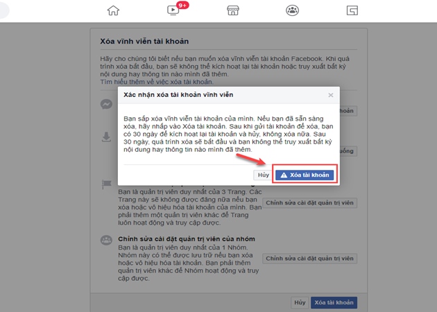 How to permanently delete a Facebook account and how to temporarily disable it - 7