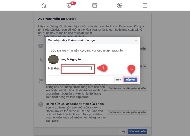 How to permanently delete a Facebook account and how to temporarily disable it - 6