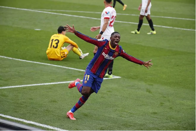 Trực tiếp bóng đá Sevilla - Barcelona: Messi ghi bàn quan trọng (Hết giờ) - 10