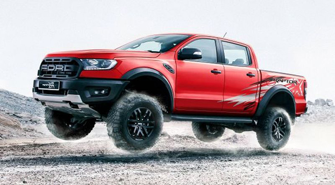 Ford Ranger Raptor có thêm phiên bản X Special màu đỏ với decal tia chớp siêu cháy - 1