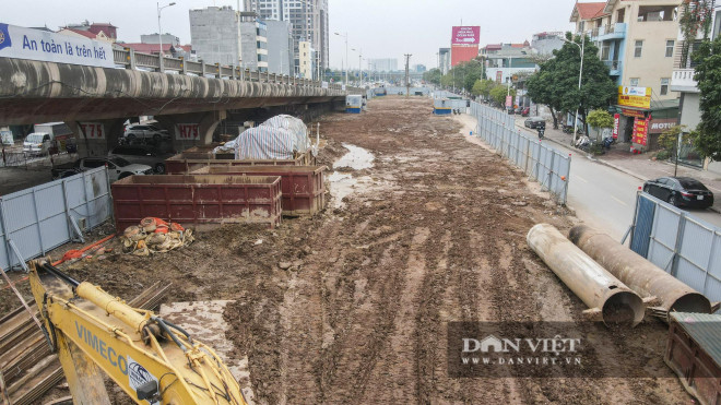 Cầu vượt sông Hồng hơn 2.500 tỷ gấp rút thi công sau kỳ nghỉ Tết - 3