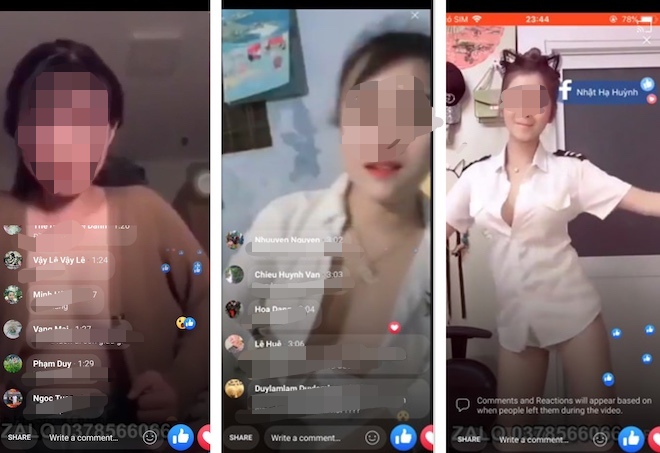Tràn lan video live khoe thân, sexy phản cảm trên Facebook Gaming - 1