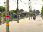 Ninh Bình: 40 cột điện "mọc" chình ình giữa lòng đường, không đơn vị nào nhận trách nhiệm