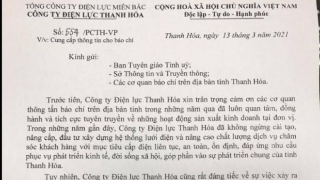 Vụ 2 cháu bé đuối nước ở chân cột điện: Vì sao Điện lực xin lỗi báo chí? - 2
