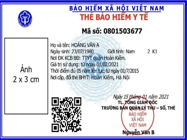 Từ ngày 1-4 phát hành thẻ bảo hiểm y tế mới trên toàn quốc - 1